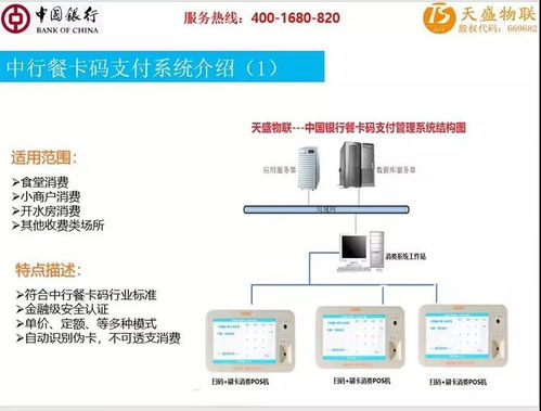 天盛物联助力深圳中行餐卡码全国商用